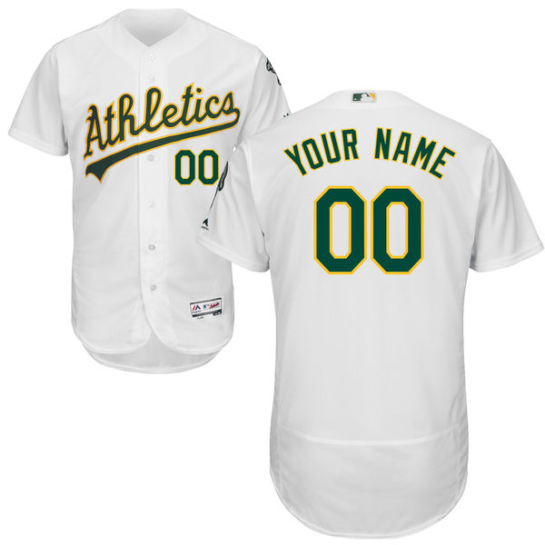 Men's Oakland Athletics Flex Base Custom Jersey MLBC0093